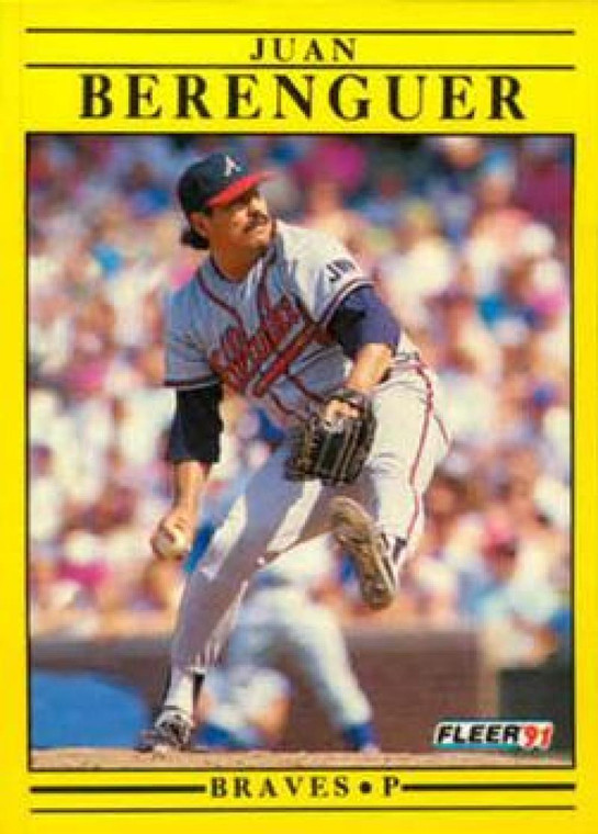 1991 Fleer Update #U71 Juan Berenguer NM-MT Atlanta Braves 