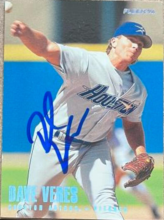 Dave Veres Autographed 1996 Fleer Tiffany #421