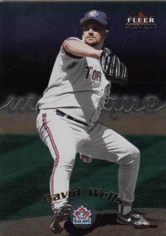 2000 Fleer Mystique #115 David Wells NM-MT Toronto Blue Jays 