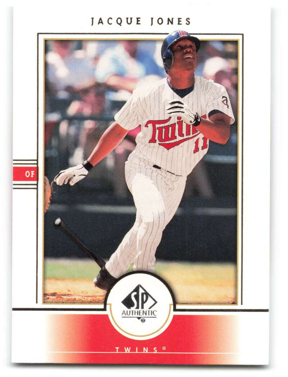 2000 SP Authentic #33 Jacque Jones NM-MT Minnesota Twins 