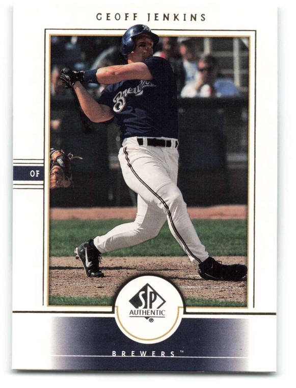 2000 SP Authentic #50 Geoff Jenkins NM-MT Milwaukee Brewers 