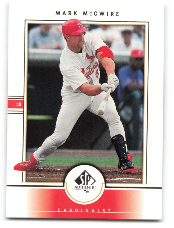 2000 SP Authentic #51 Mark McGwire NM-MT St. Louis Cardinals 