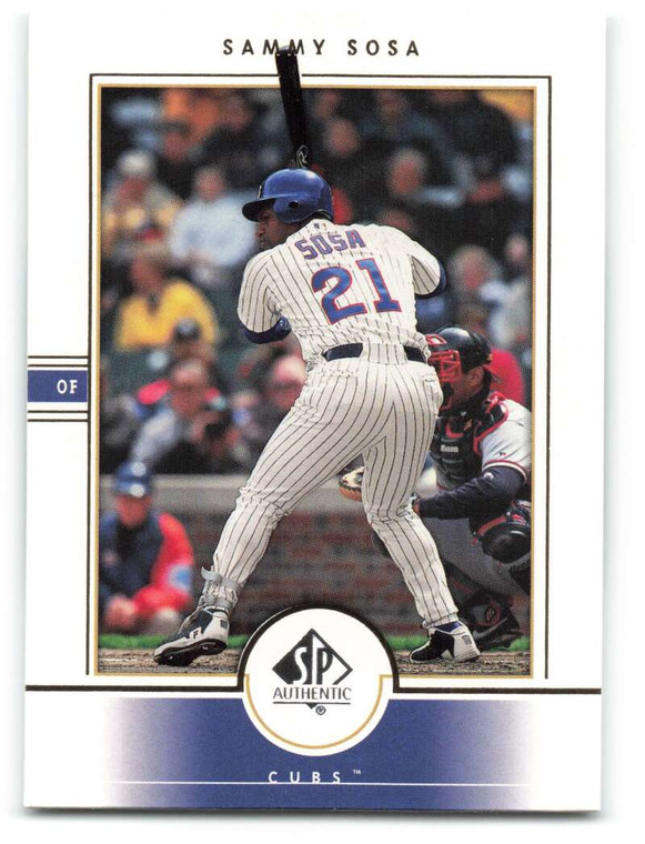 2000 SP Authentic #54 Sammy Sosa NM-MT Chicago Cubs 