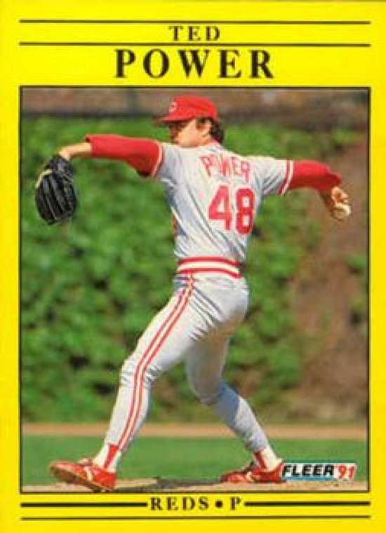 1991 Fleer Update #U85 Ted Power NM-MT Cincinnati Reds 