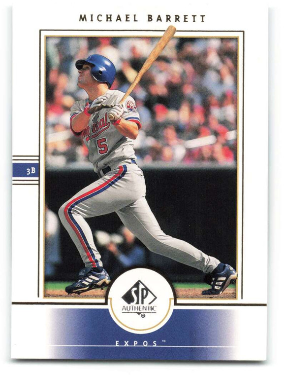 2000 SP Authentic #64 Michael Barrett NM-MT Montreal Expos 