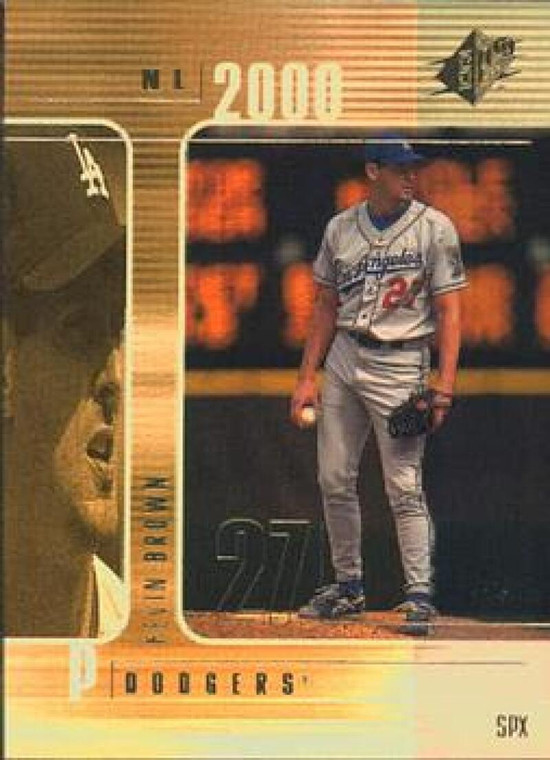 2000 SPx #31 Kevin Brown NM-MT  Los Angeles Dodgers 