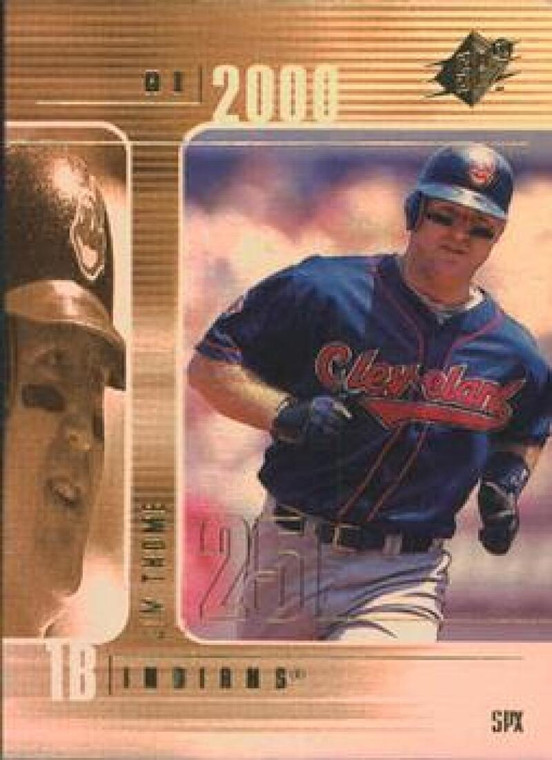 2000 SPx #42 Jim Thome NM-MT  Cleveland Indians 
