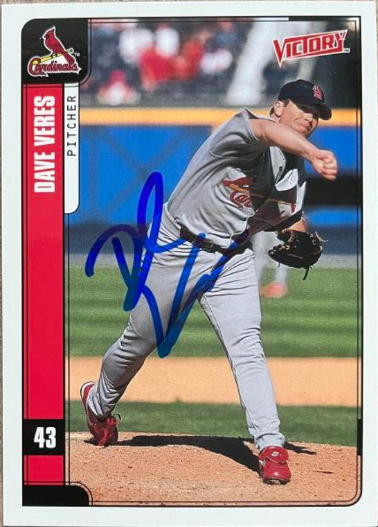 Dave Veres Autographed 2001 Upper Deck Victory #313