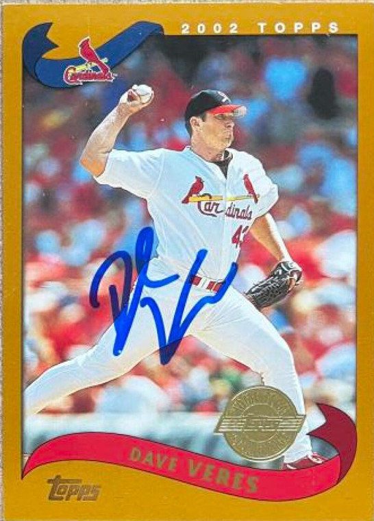 Dave Veres Autographed 2002 Topps Home Team Advantage #497