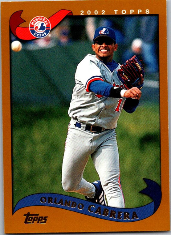 2002 Topps #32 Orlando Cabrera NM-MT Montreal Expos 