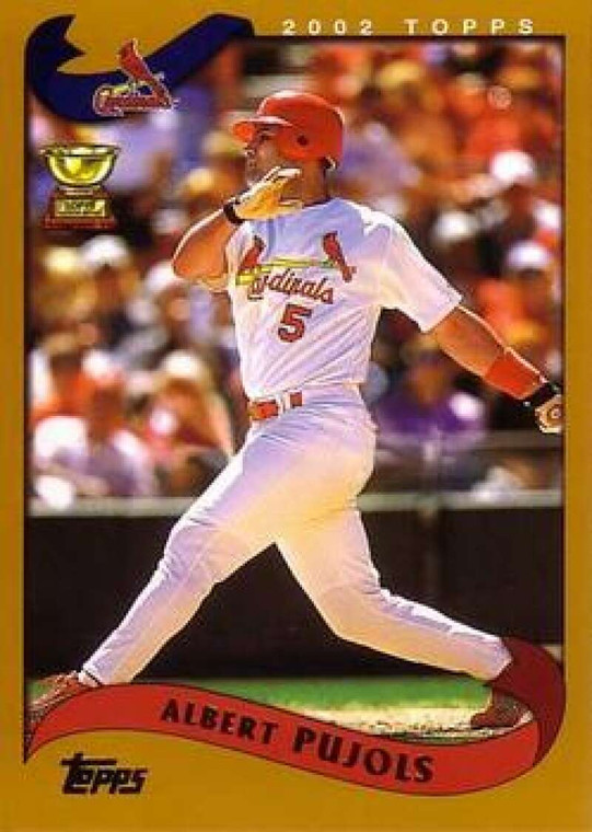 2002 Topps #160 Albert Pujols ERR NM-MT St. Louis Cardinals 