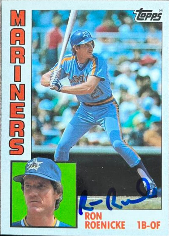 Ron Roenicke Autographed 1984 Topps Tiffany #647