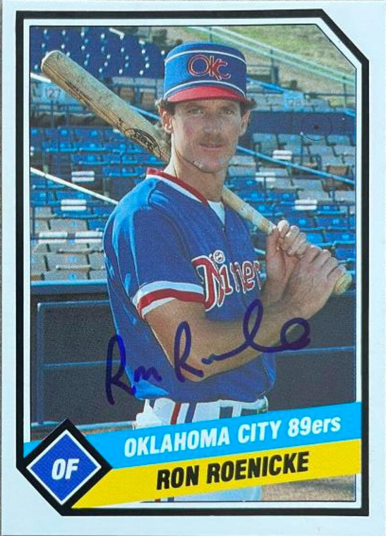 Ron Roenicke Autographed 1989 CMC Oklahoma City 89ers #16