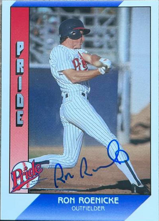 Ron Roenicke Autographed 1991 Pacific Senior League #106