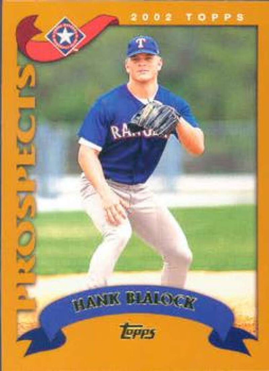 2002 Topps #309 Hank Blalock PROS NM-MT Texas Rangers 