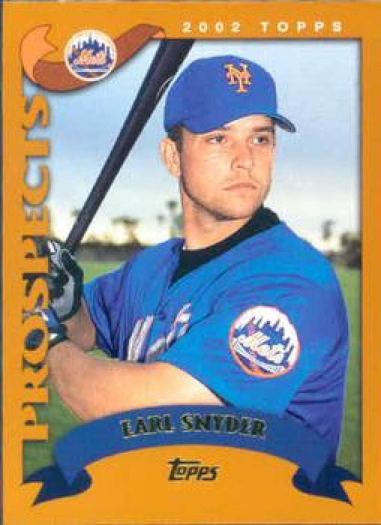 2002 Topps #319 Earl Snyder PROS NM-MT RC Rookie New York Mets 