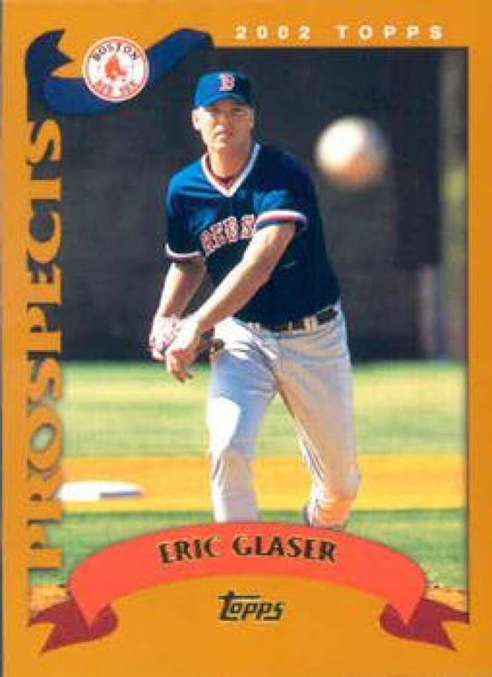 2002 Topps #322 Eric Glaser PROS NM-MT RC Rookie Boston Red Sox 
