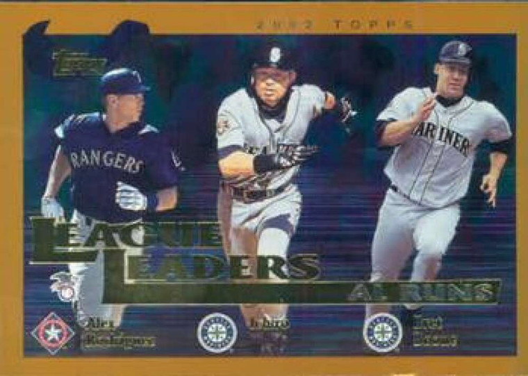 2002 Topps #338 Alex Rodriguez/Ichiro Suzuki/Bret Boone LL NM-MT Texas Rangers/Seattle Mariners/Seattle Mariners 