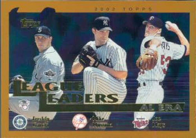 2002 Topps #341 Freddy Garcia/Mike Mussina/Joe Mays LL NM-MT Seattle Mariners/New York Yankees/Minnesota Twins 