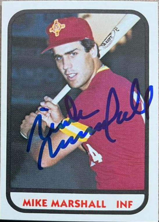 Mike Marshall Autographed 1981 TCMA Albuquerque Dukes #16
