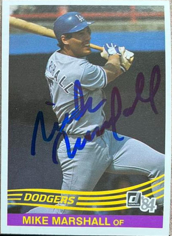 Mike Marshall Autographed 1984 Donruss #348