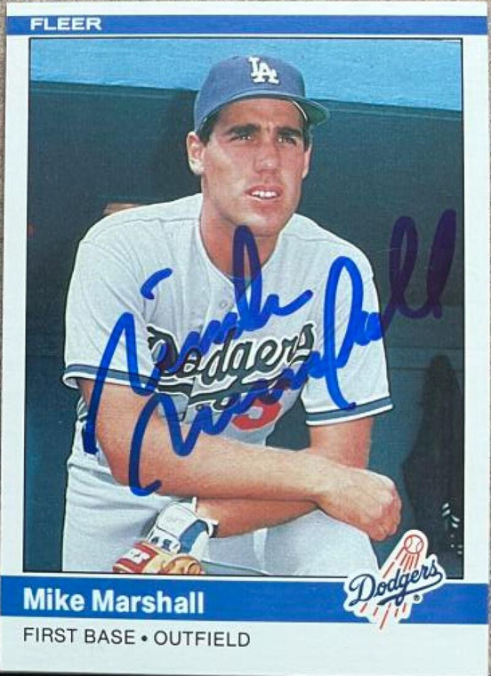 Mike Marshall Autographed 1984 Fleer #105