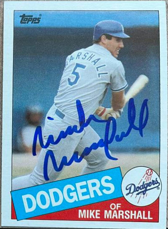 Mike Marshall Autographed 1985 Topps #85