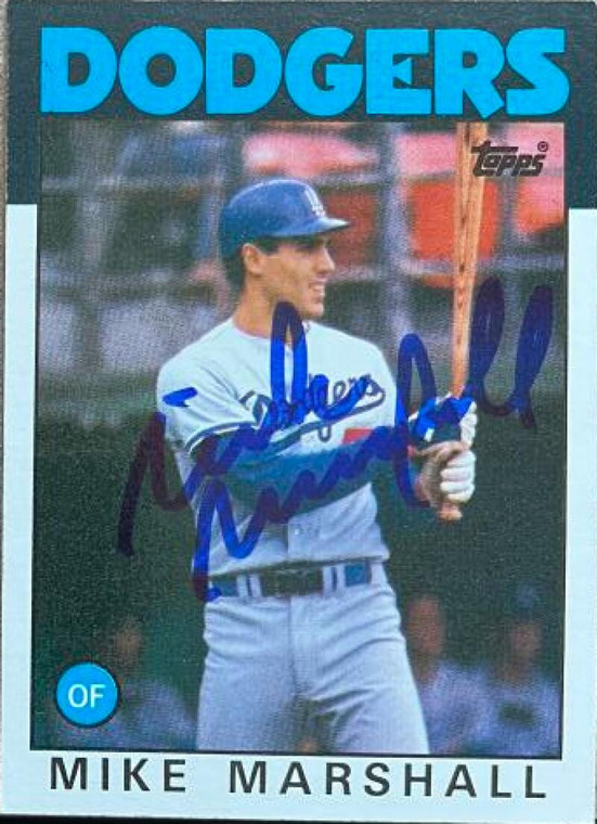 Mike Marshall Autographed 1986 Topps #728