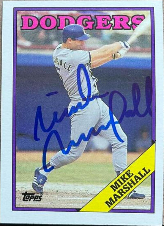 Mike Marshall Autographed 1988 Topps #249