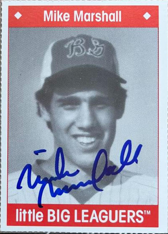 Mike Marshall Autographed 1990 Little Big Leaguers #NNO