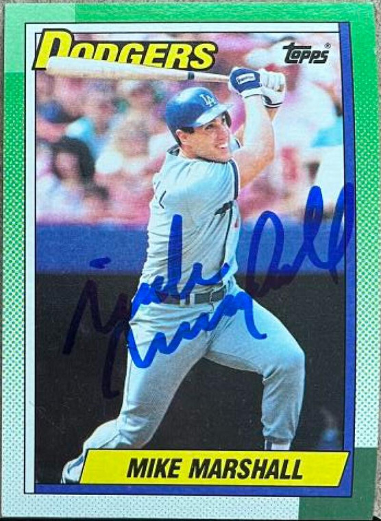 Mike Marshall Autographed 1990 Topps #198