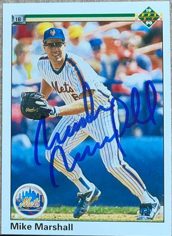 Mike Marshall Autographed 1990 Upper Deck #781
