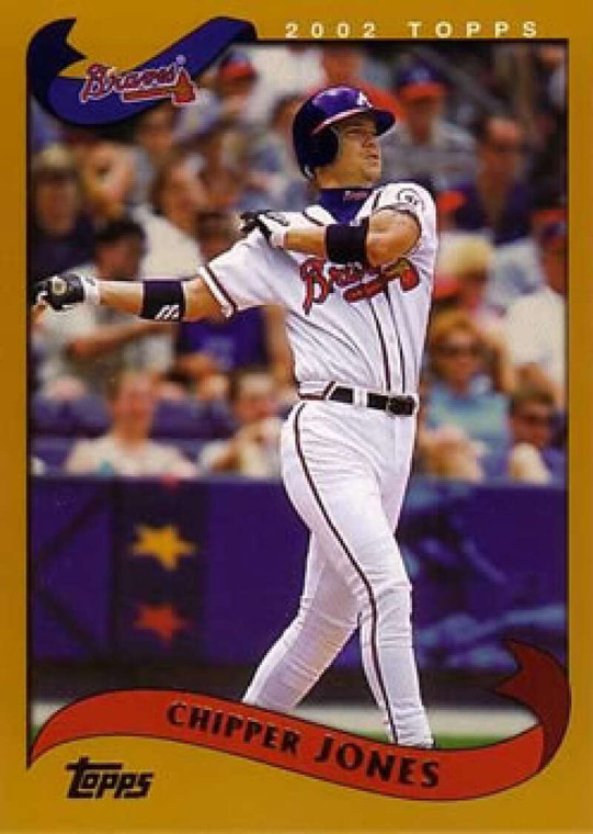 2002 Topps #410 Chipper Jones NM-MT Atlanta Braves 