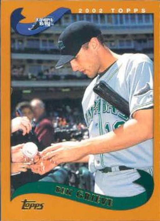 2002 Topps #436 Ben Grieve NM-MT Tampa Bay Devil Rays 
