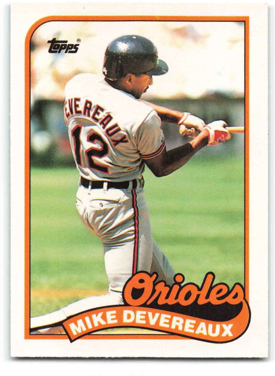 1989 Topps Traded #23T Mike Devereaux NM-MT Baltimore Orioles 