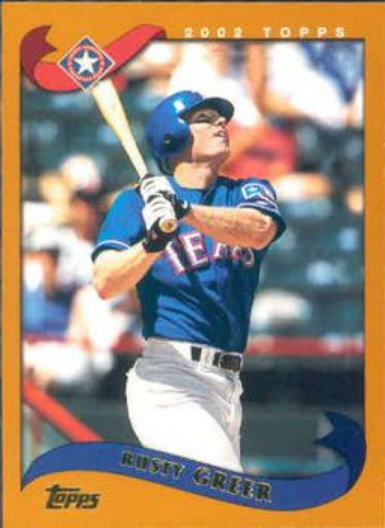 2002 Topps #468 Rusty Greer NM-MT Texas Rangers 