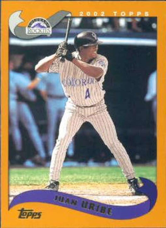 2002 Topps #479 Juan Uribe NM-MT Colorado Rockies 