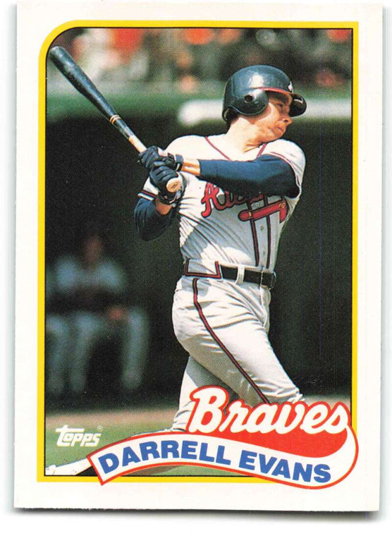 1989 Topps Traded #31T Darrell Evans UER NM-MT Atlanta Braves 