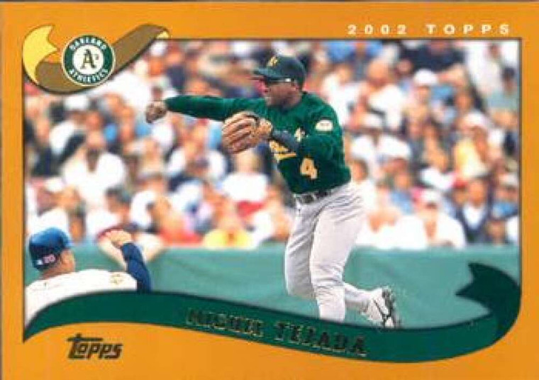 2002 Topps #585 Miguel Tejada NM-MT Oakland Athletics 