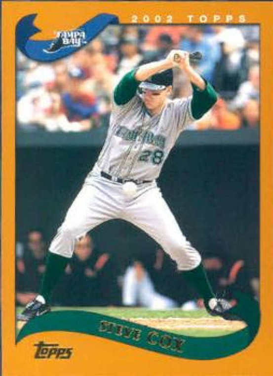 2002 Topps #592 Steve Cox NM-MT Tampa Bay Devil Rays 