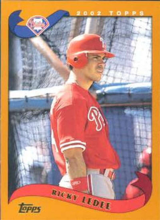 2002 Topps #594 Ricky Ledee NM-MT Philadelphia Phillies 