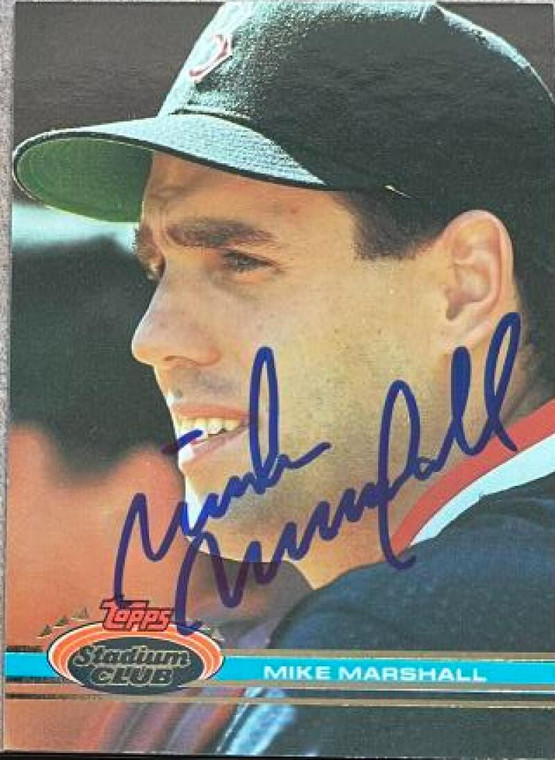 Mike Marshall Autographed 1991 Stadium Club #226