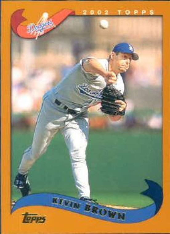 2002 Topps #630 Kevin Brown NM-MT Los Angeles Dodgers 