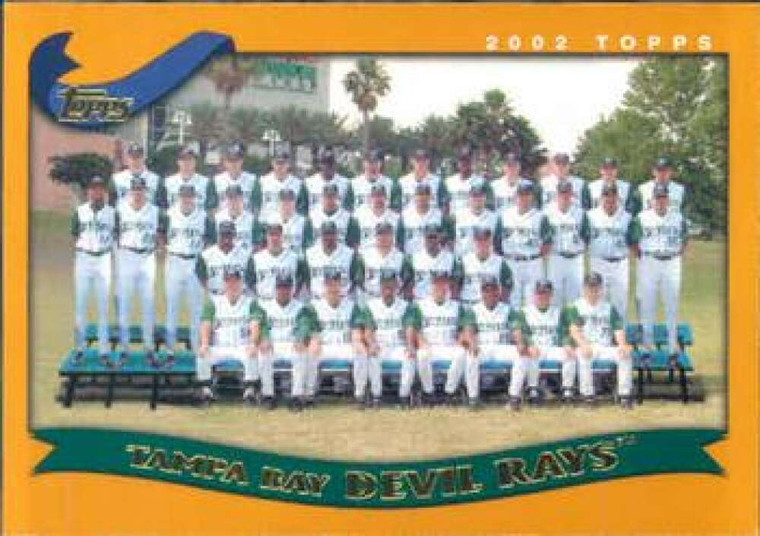 2002 Topps #668 Tampa Bay Devil Rays TC NM-MT Tampa Bay Devil Rays 