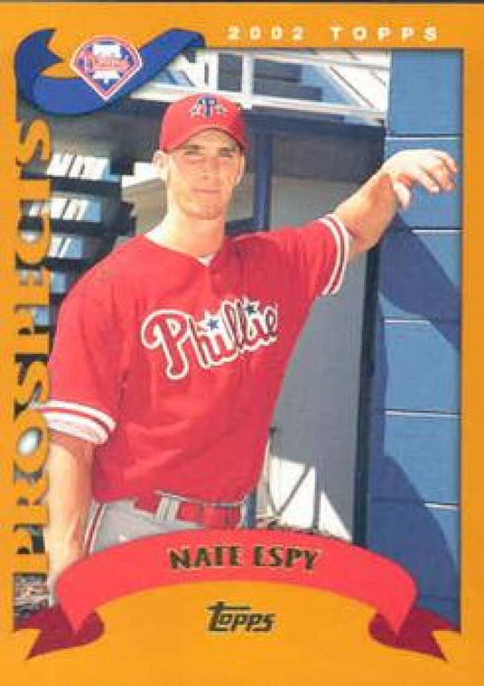 2002 Topps #680 Nate Espy PROS NM-MT RC Rookie Philadelphia Phillies 