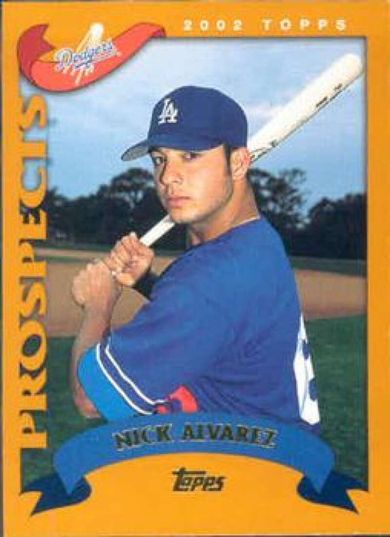 2002 Topps #681 Nick Alvarez PROS NM-MT RC Rookie Los Angeles Dodgers 