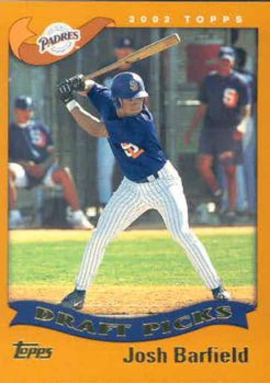 2002 Topps #693 Josh Barfield DP NM-MT RC Rookie San Diego Padres 