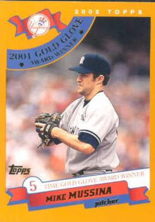 2002 Topps #696 Mike Mussina GG NM-MT New York Yankees 