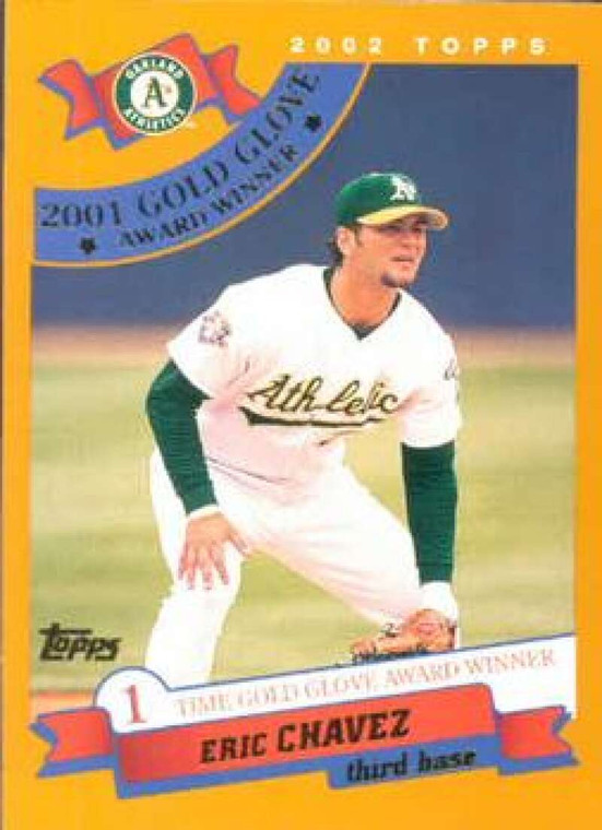 2002 Topps #700 Eric Chavez GG NM-MT Oakland Athletics 