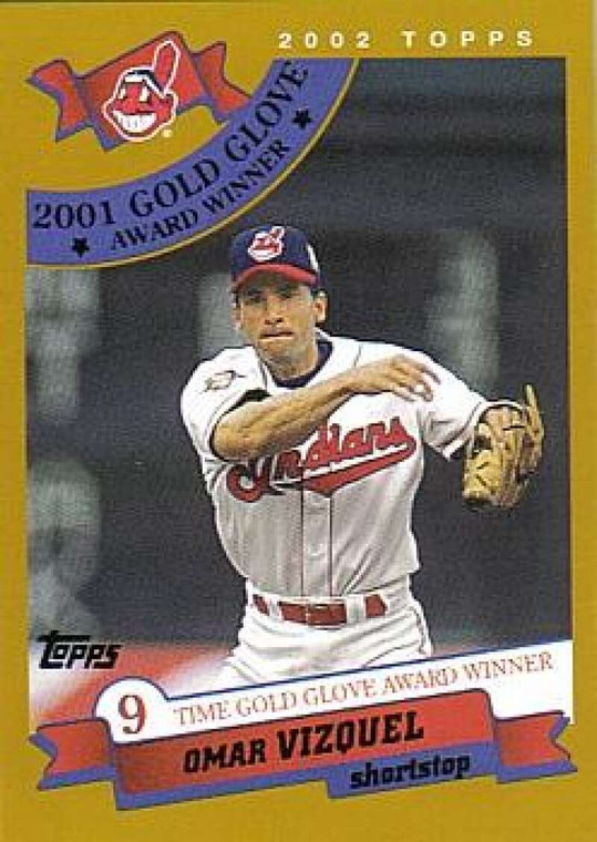 2002 Topps #701 Omar Vizquel GG NM-MT Cleveland Indians 